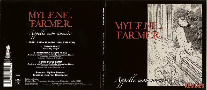 Mylène Farmer - Appelle mon numéro CD Maxi