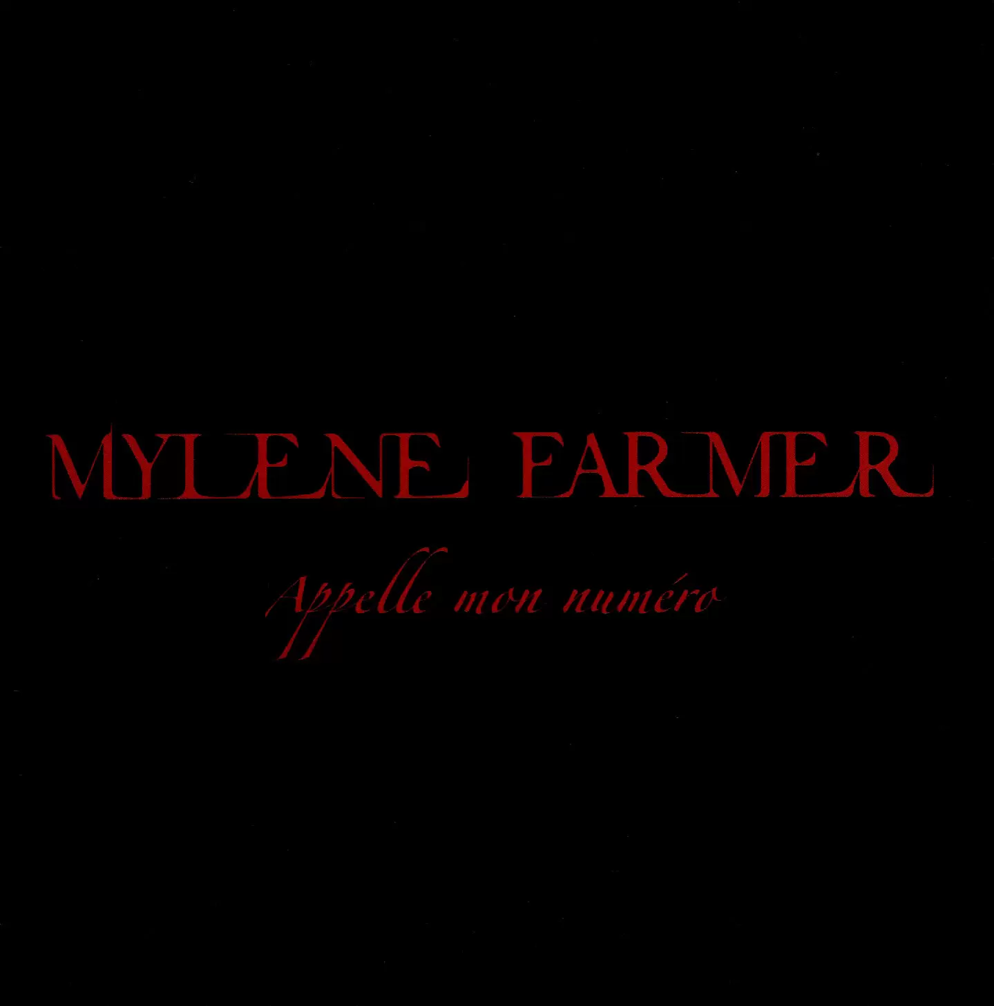 Mylène Farmer - Appelle mon numéro CD Promo