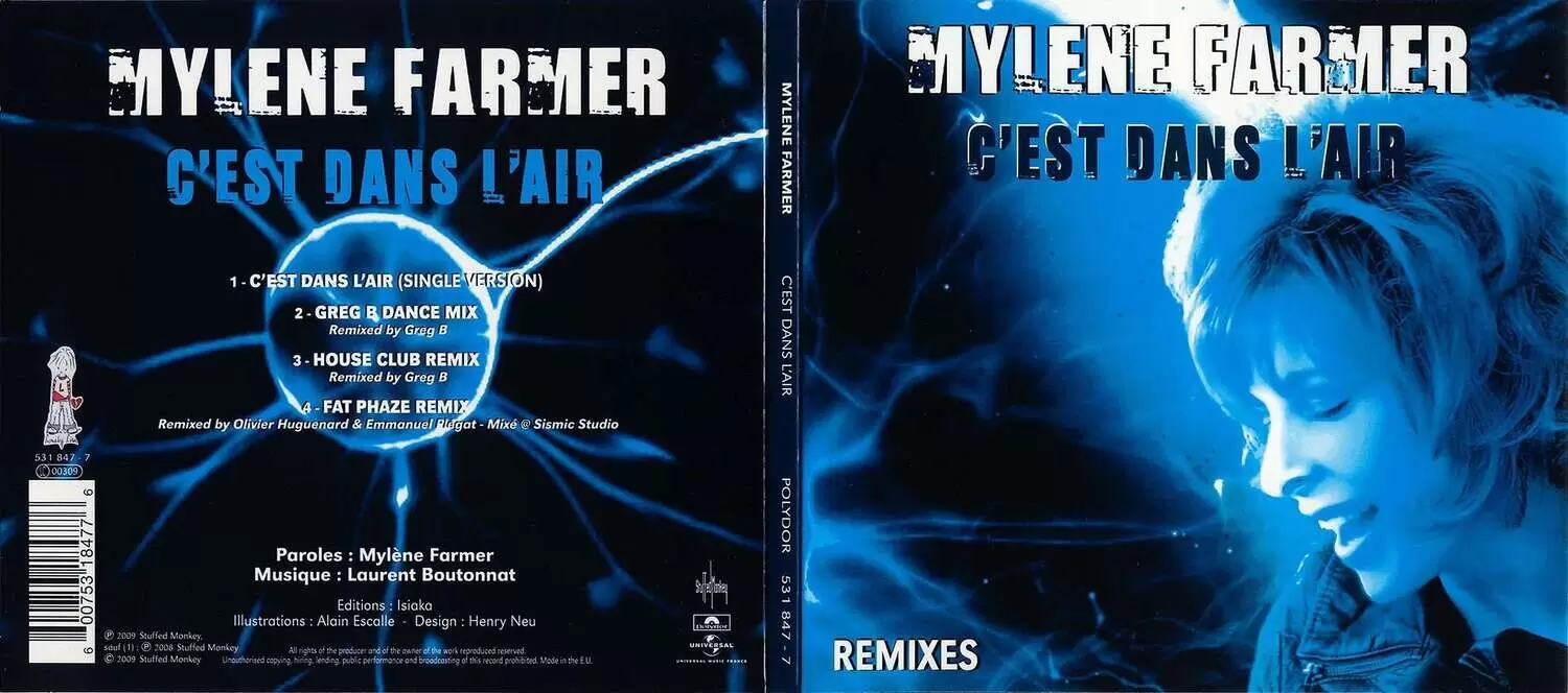 Mylène Farmer - C\'est dans l\'air CD Maxi 1