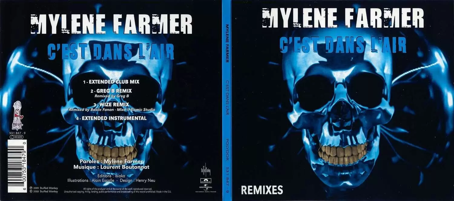 Mylène Farmer - C\'est dans l\'air CD Maxi 2