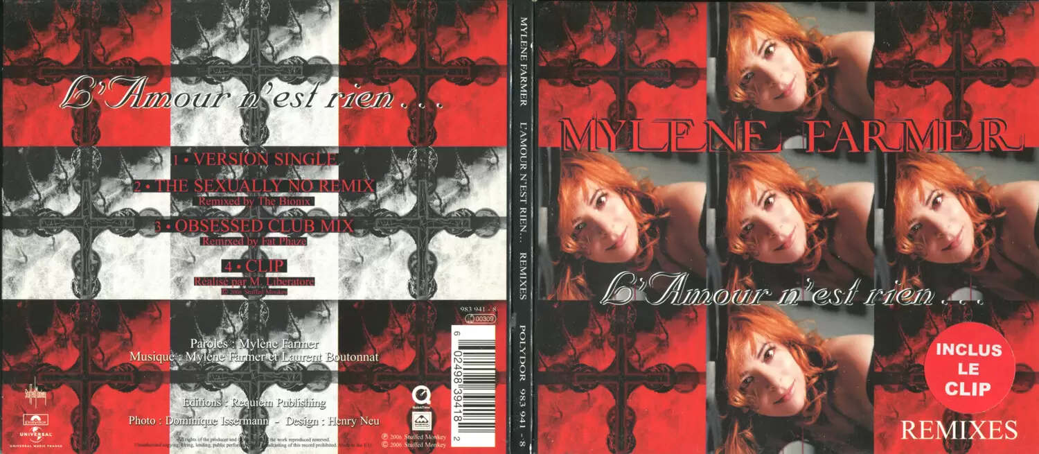 Mylène Farmer - L\'Amour n\'est rien... CD Maxi