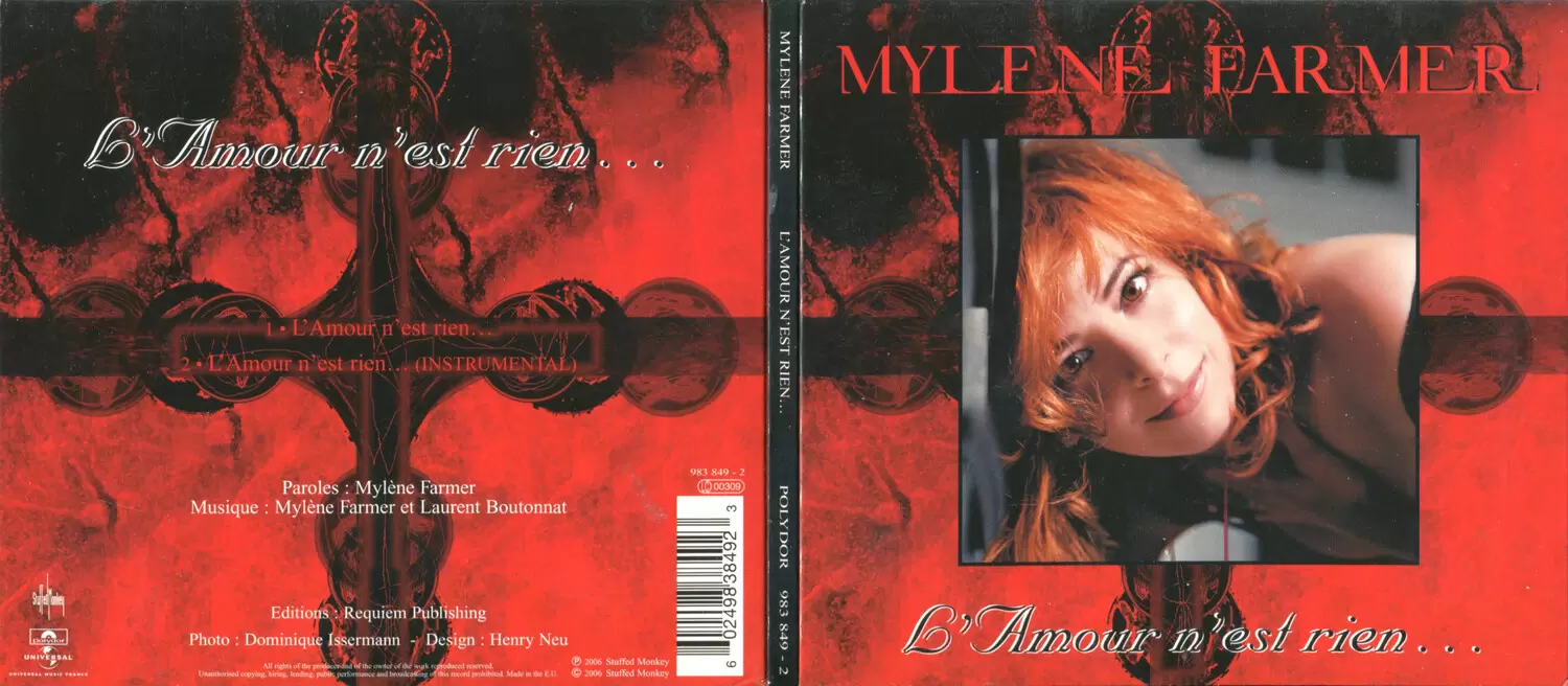 Mylène Farmer - L\'Amour n\'est rien... CD Single