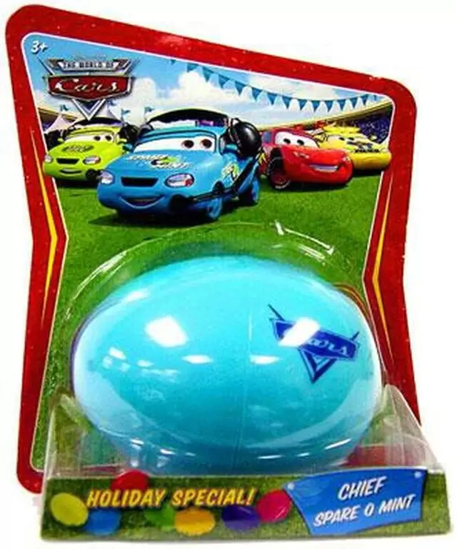 Cars 1 - Easter Egg Chief Spare O Mint