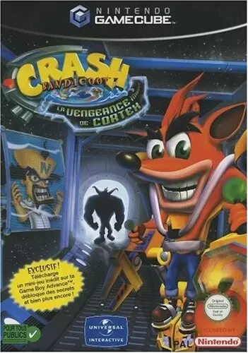 Nintendo Gamecube Games - Crash Bandicoot : La Vengeance de Cortex