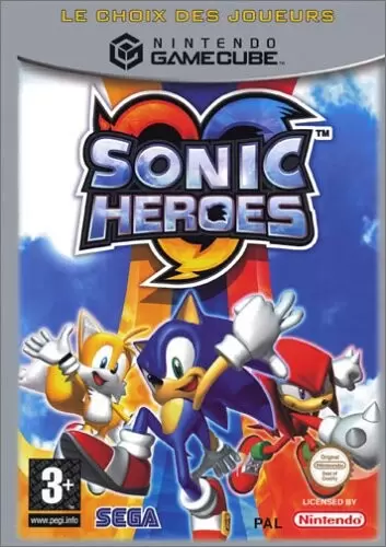 Jeux Gamecube - Sonic Heroes - Player Choice
