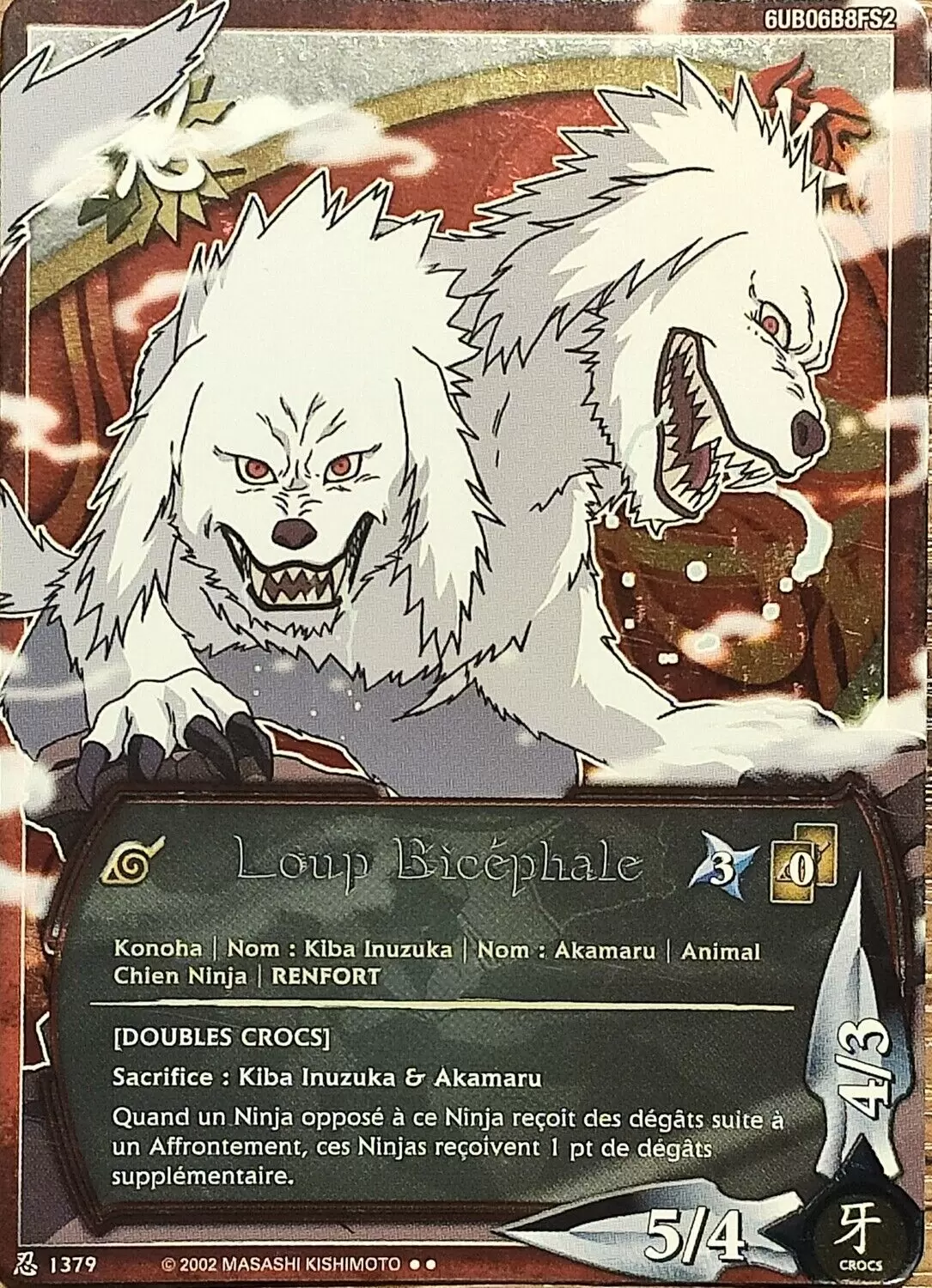 Cartes Naruto Série 24 Sage\'s Legacy - Loup Bicéphale