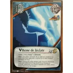 Vitesse de l'éclair