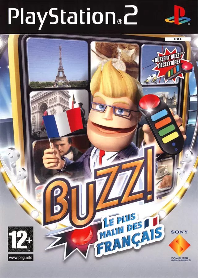 Jeux PS2 - Buzz! Le plus malin des Français