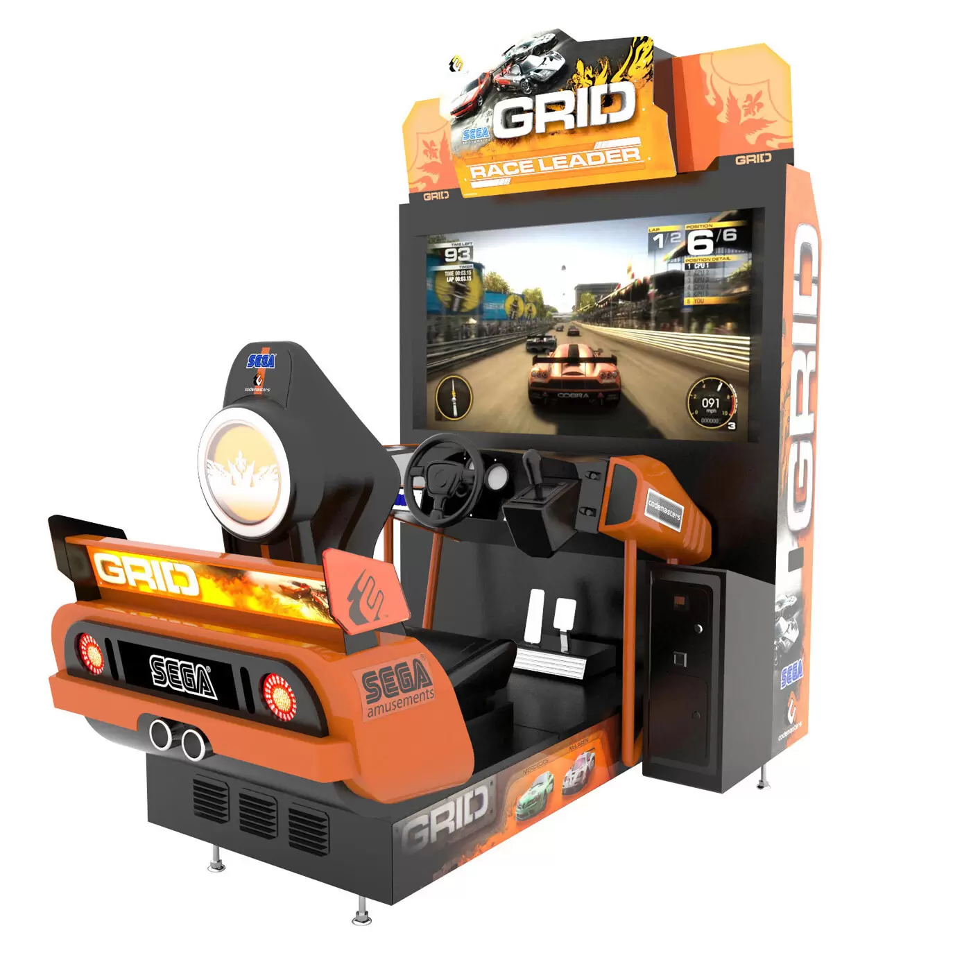 Sega Arcade Machines - Grid Race Leader