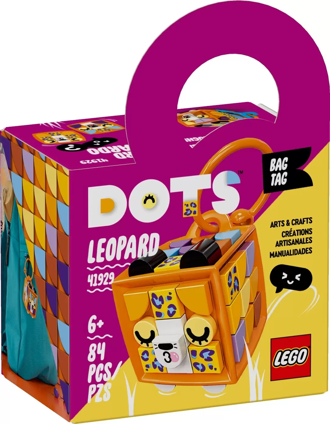 LEGO Dots - Leopard Bag Tag