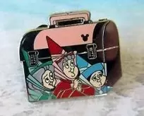 Disney Pins Open Edition - 2008 Hidden Mickey Series - Back to School Bus & Lunch Box Collection - Flora, Fauna, & Merryweather