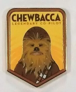 Disney Pins Open Edition - Star Wars Retro Mystery Pin Collection - Chewbacca Legendary Co-Pilot