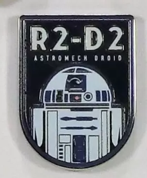 Disney Pins Open Edition - Star Wars Retro Mystery Pin Collection - R2-D2 Astromech Droid