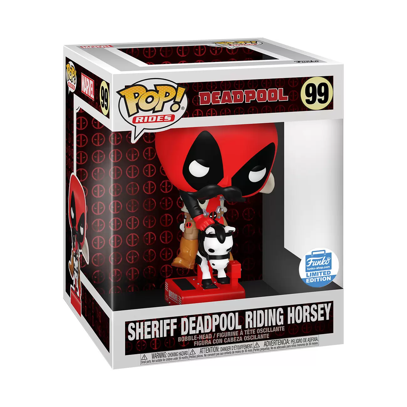 POP! Rides - Deadpool - Sheriff Deadpool Riding Horsey