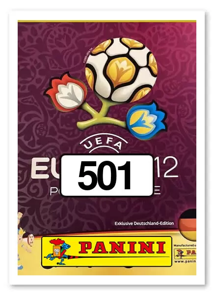 501 Scott Parker England Bild NEUWARE Panini Sticker Fußball EM Euro 2012 Nr 