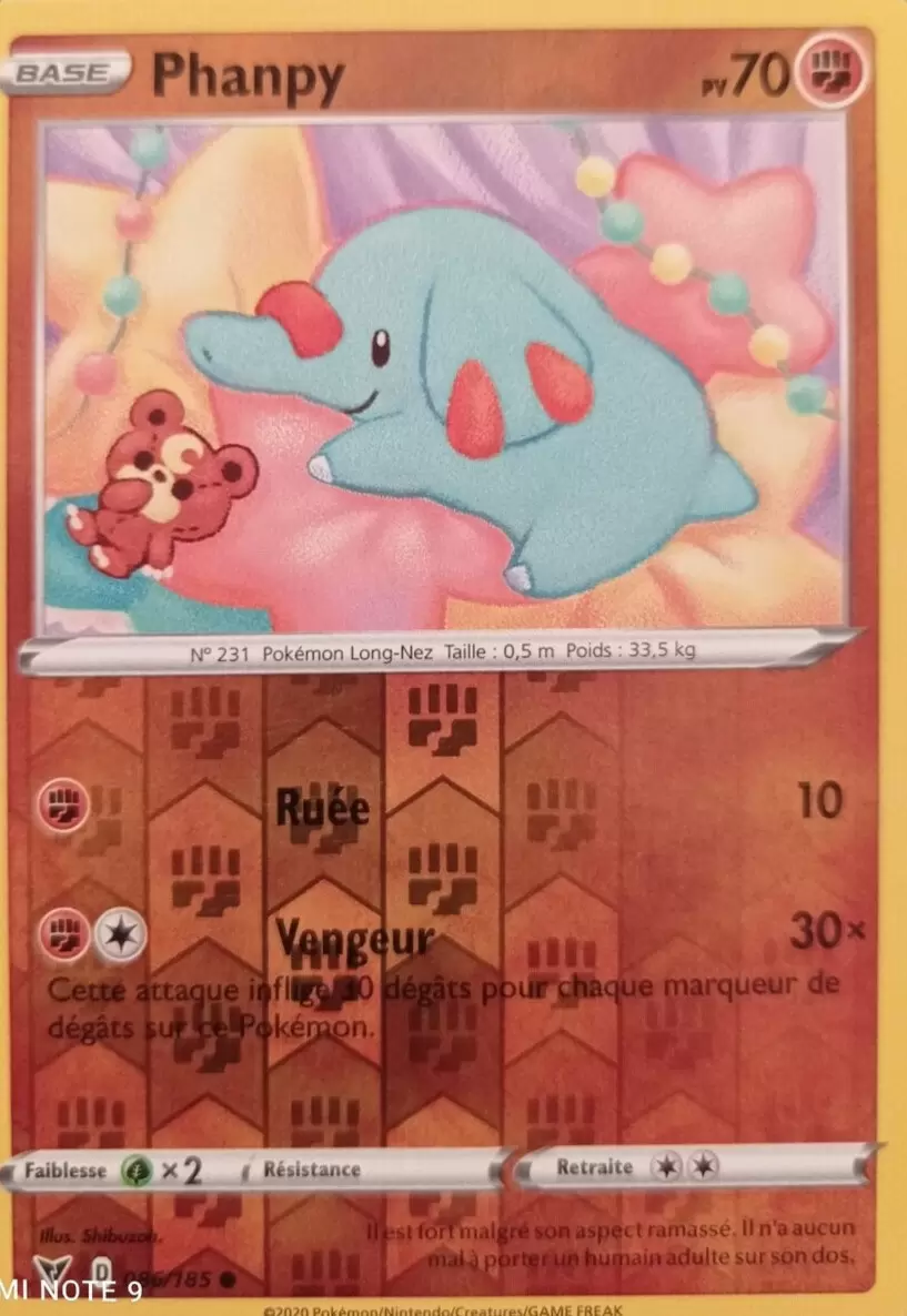 Voltage Eclatant - Phanpy Reverse