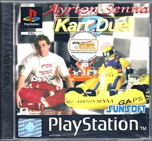 Jeux Playstation PS1 - Ayrton Senna Kart Duel 2