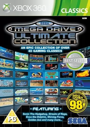 Jeux XBOX 360 - SEGA Mega Drive Ultimate Collection - Classics