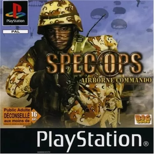 Jeux Playstation PS1 - SpecOps : Airbone Commando
