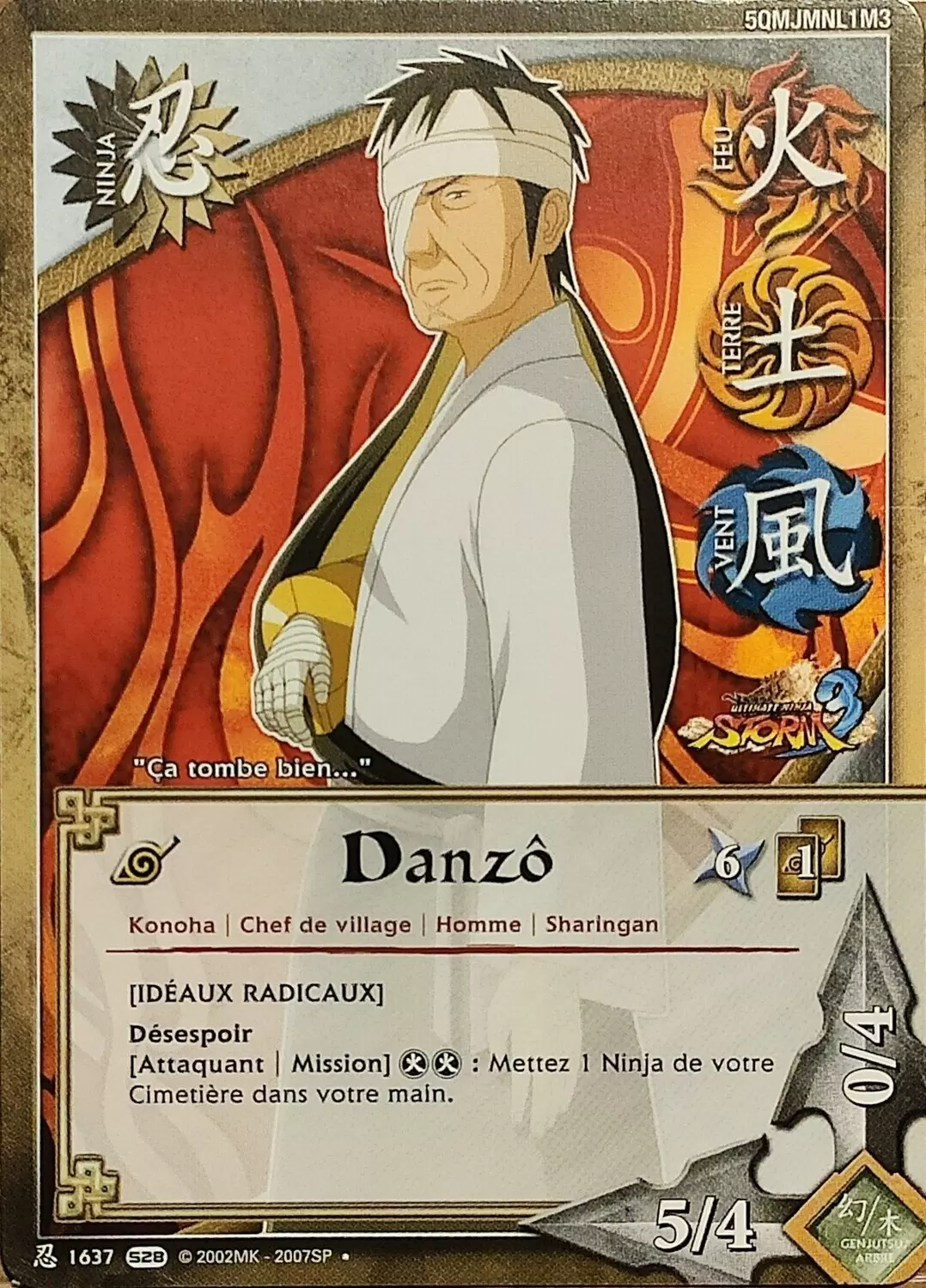 Cartes Naruto Série 28 - Danzo