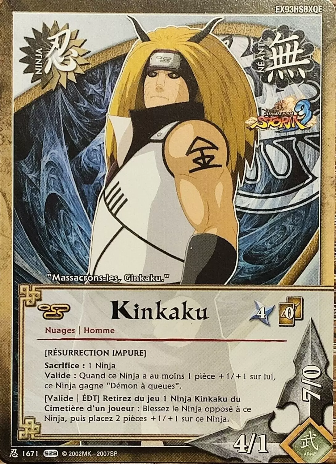 Cartes Naruto Série 28 - Kinkaku