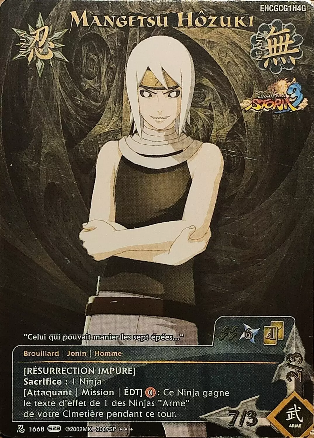 Cartes Naruto Série 28 - Mangetsu Hozuki