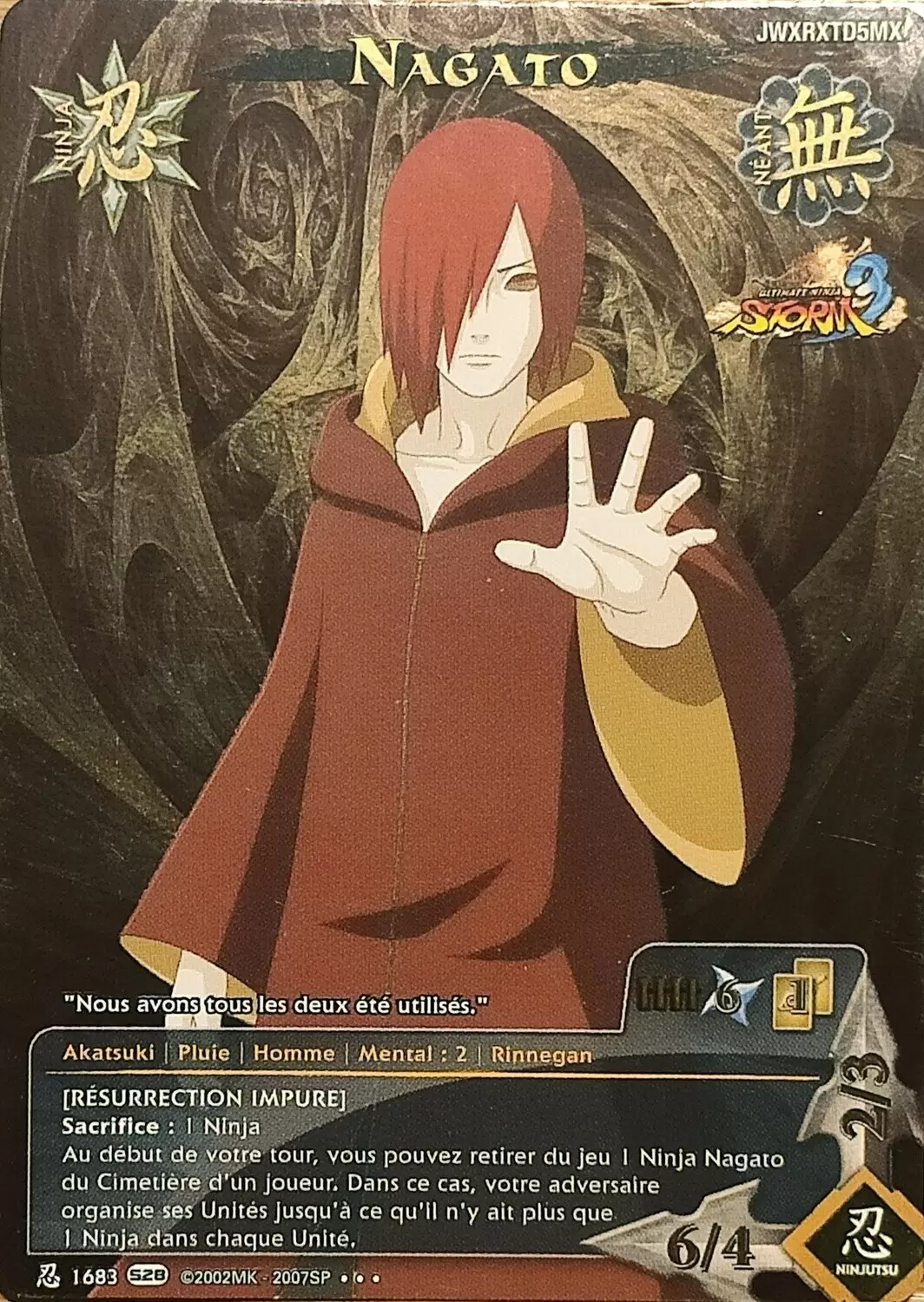 Cartes Naruto Série 28 - Nagato