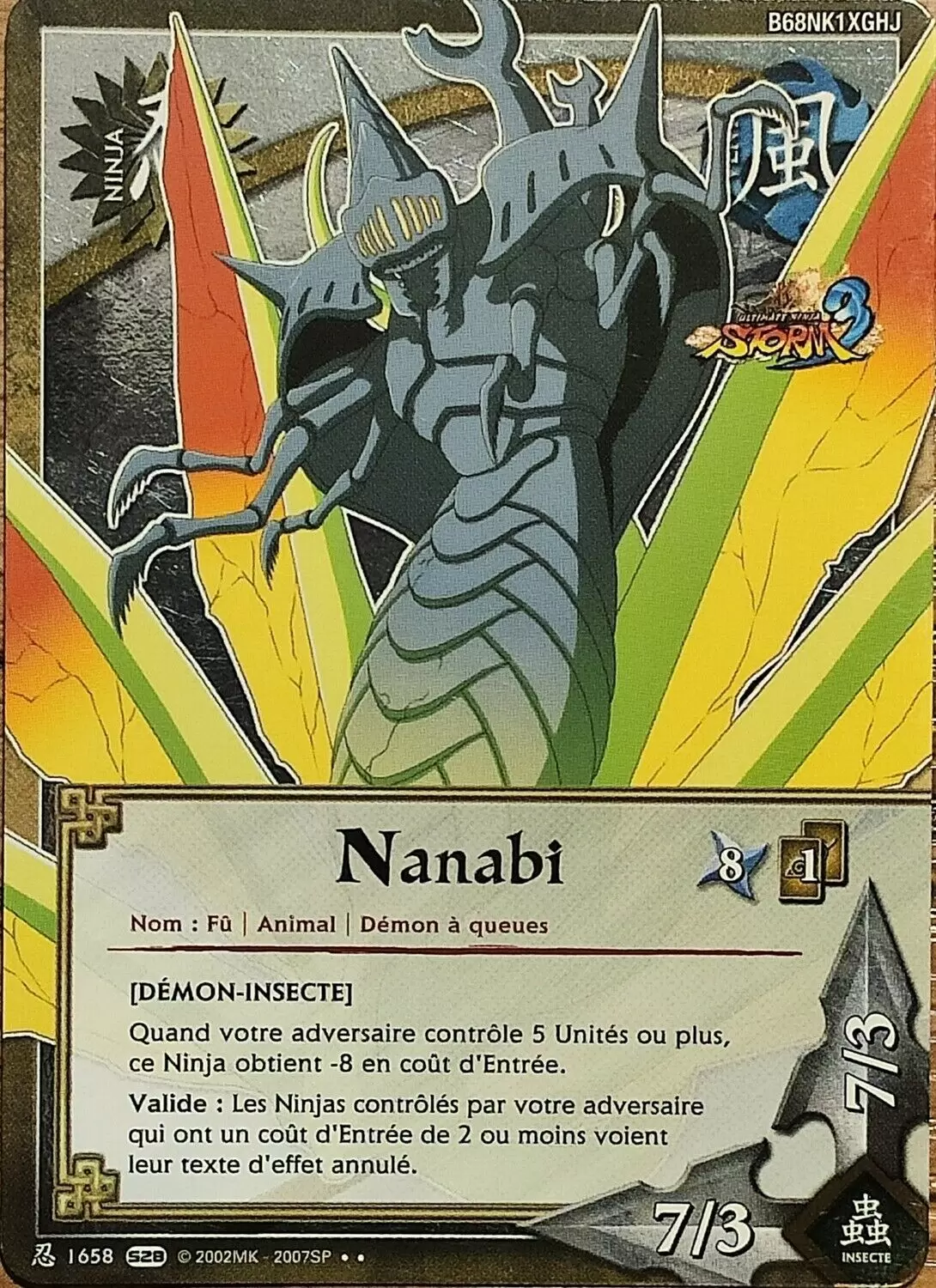 Cartes Naruto Série 28 - Nanabi