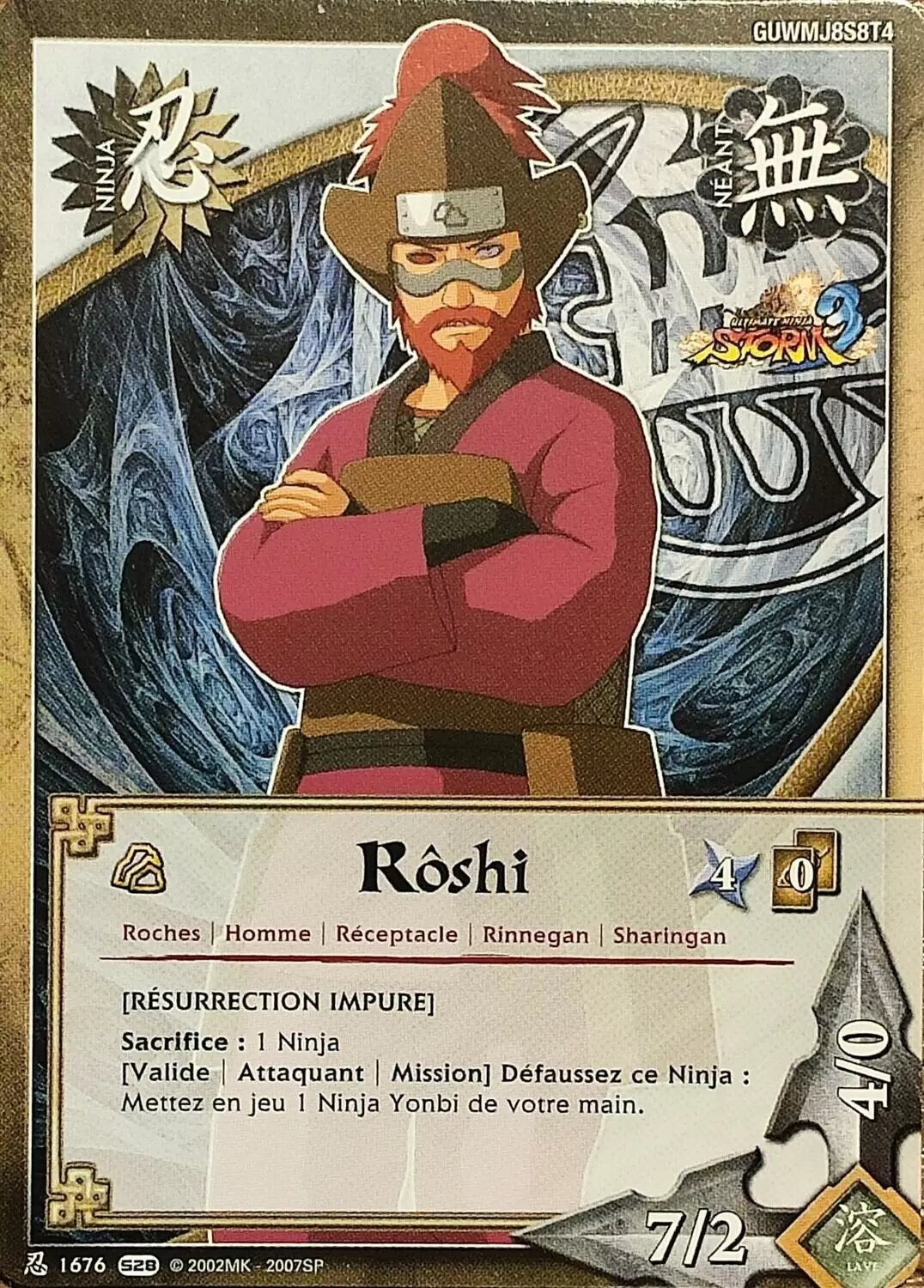 Cartes Naruto Série 28 - Rôshi