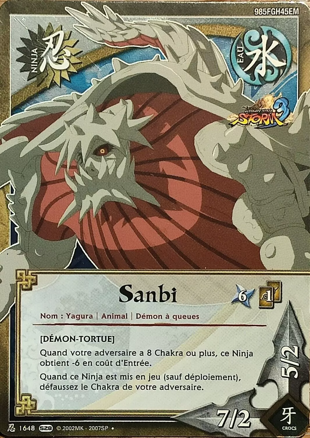 Cartes Naruto Série 28 - Sanbi
