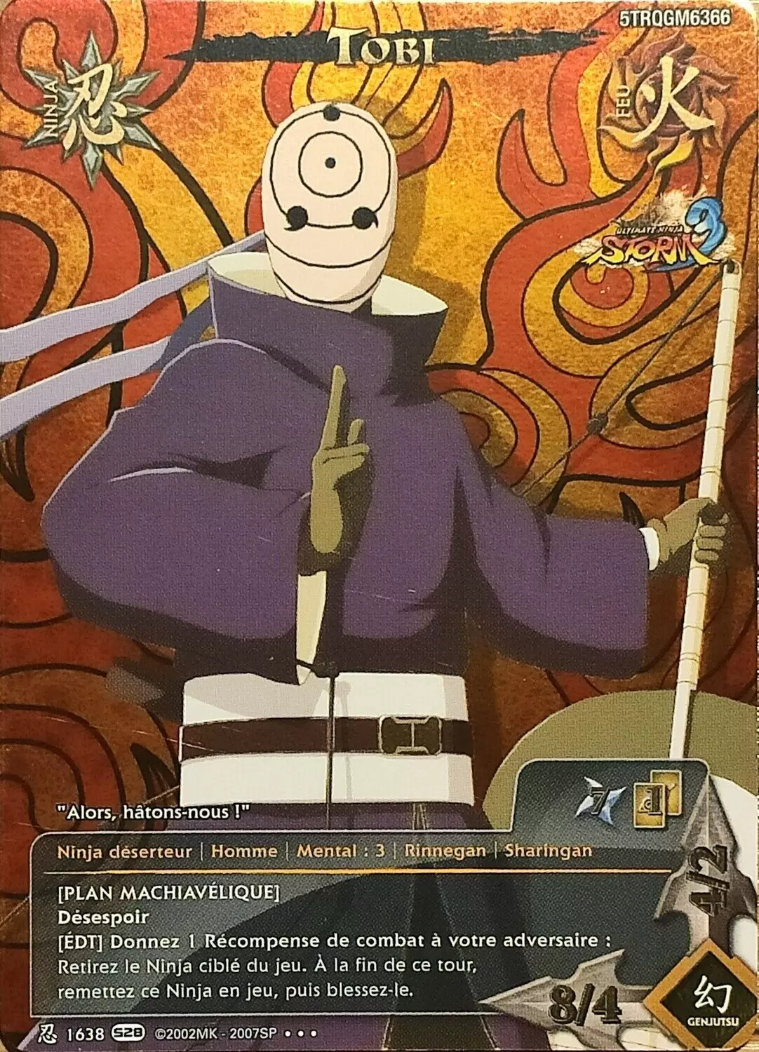 Cartes Naruto Série 28 - Tobi