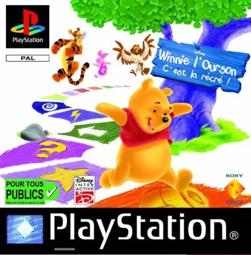 Jeux Playstation PS1 - Winnie L\'ourson Recré