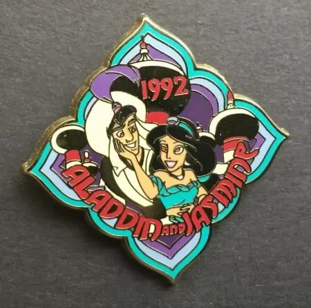 Disney Pins Open Edition - 12 Months of Magic - Aladdin and Jasmine