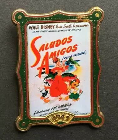 Disney - Pins Open Edition - 12 Months of Magic - Movie Poster - Saludos Amigos