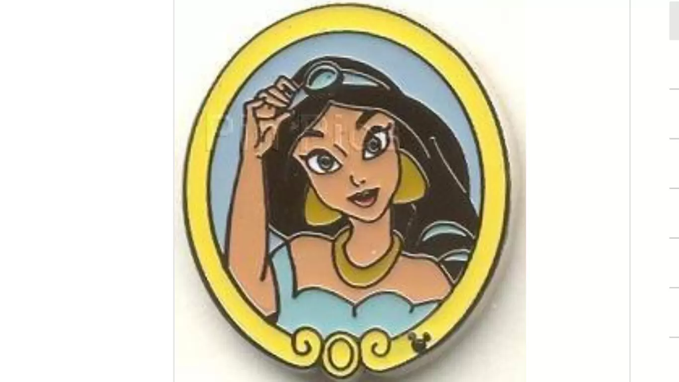 Disney - Pins Open Edition - Global Lanyard Series (Jasmine with Hidden Mickey)
