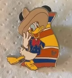 Disney Pins Open Edition - Mexico Donald Duck - Hidden Mickey