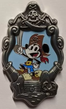 Disney Pins Open Edition - Pirates in Frame Mystery Set - Mickey Mouse