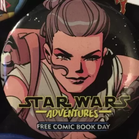 Disney Pins Open Edition - Star Wars Adventures™ - Free Comic Book Day - Rey Button