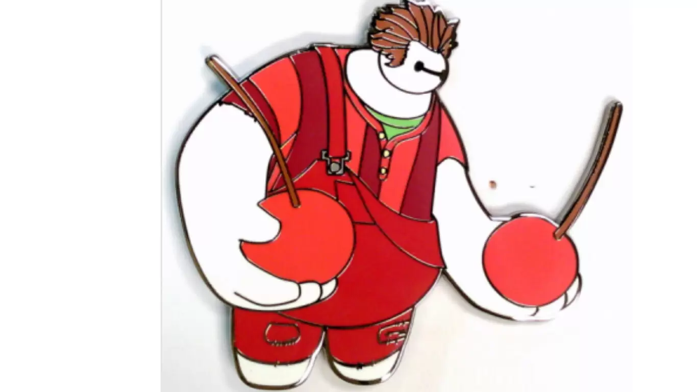 Disney Pins Open Edition - (Unauthorized) - Baymax as Wreck-it Ralph