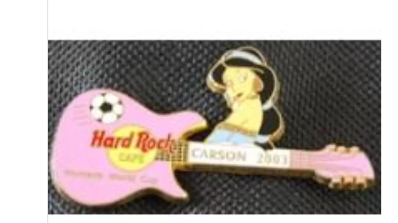 Disney - Pins Open Edition - (Unauthorized) - Jasmine Hard Rock Women\'s World Cup Guitar
