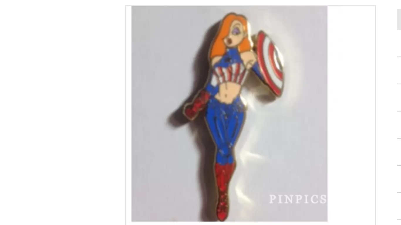 Disney - Pins Open Edition - (Unauthorized) - Jessica as Avengers - Captain America