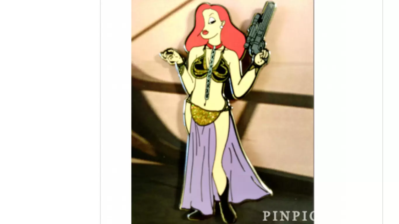 Disney - Pins Open Edition - (Unauthorized) - Jessica Rabbit as Slave Princess Leia