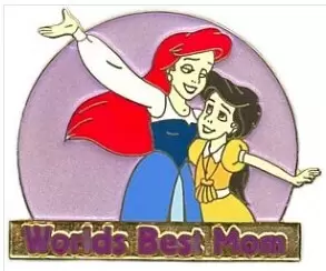 Disney - Pins Open Edition - Worlds Best Mom - Ariel and Melody