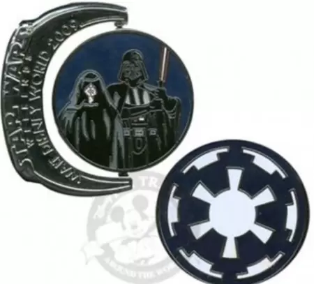 Star Wars - Star Wars Weekends 2009 - Symbol - Galactic Empire Darth Vader and Emperor Palpatine