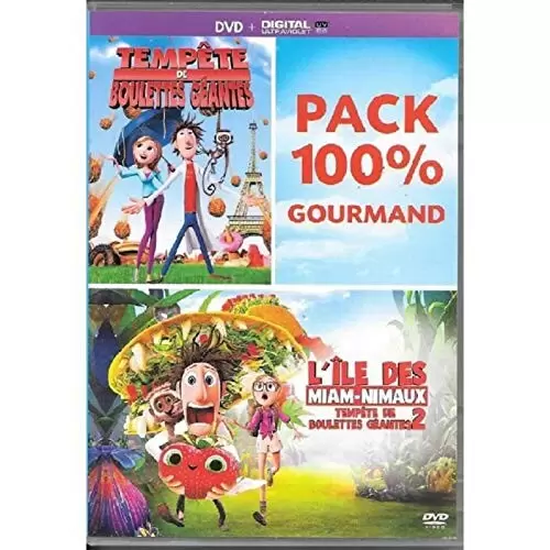Film d\'Animation - Coffret Tempête de Boulettes Géantes + L\'Ile Des Miam-Nimaux