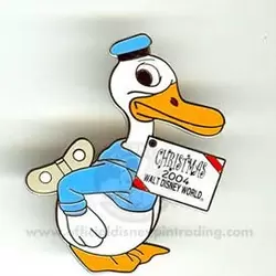 Happy Holidays 2004 Pin Pursuit - Donald Duck