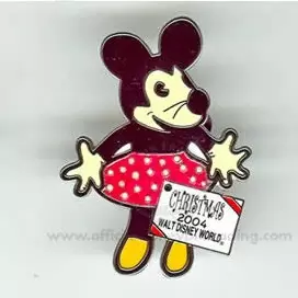 Happy Holidays 2004 Pin Pursuit - Happy Holidays 2004 Pin Pursuit - Minnie Mouse Plush