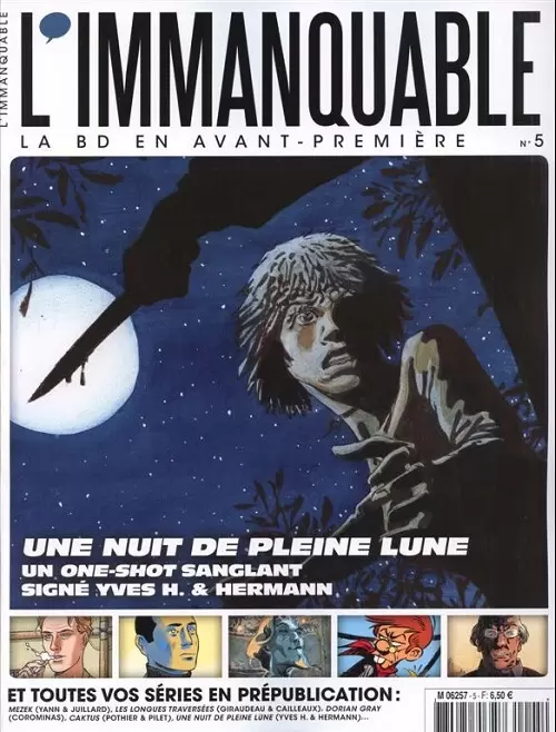L\' Immanquable - Une nuit de pleine lune - un one-shot sanglant signé Yves H. et Hermann