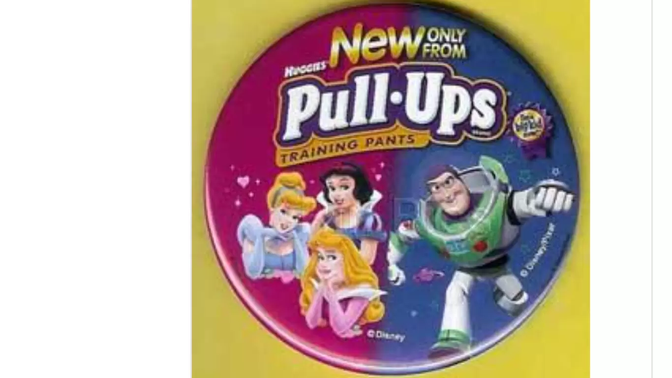 Disney Pins Open Edition - Button - Huggies Pull-Ups - Princesses & Buzz Lightyear