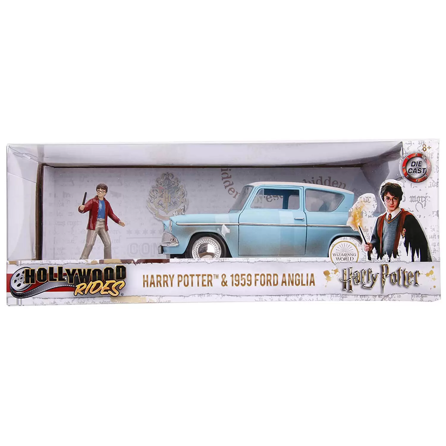 Jada Toys Hollywood Rides - Harry Potter & 1959 Ford Anglia - 1:24